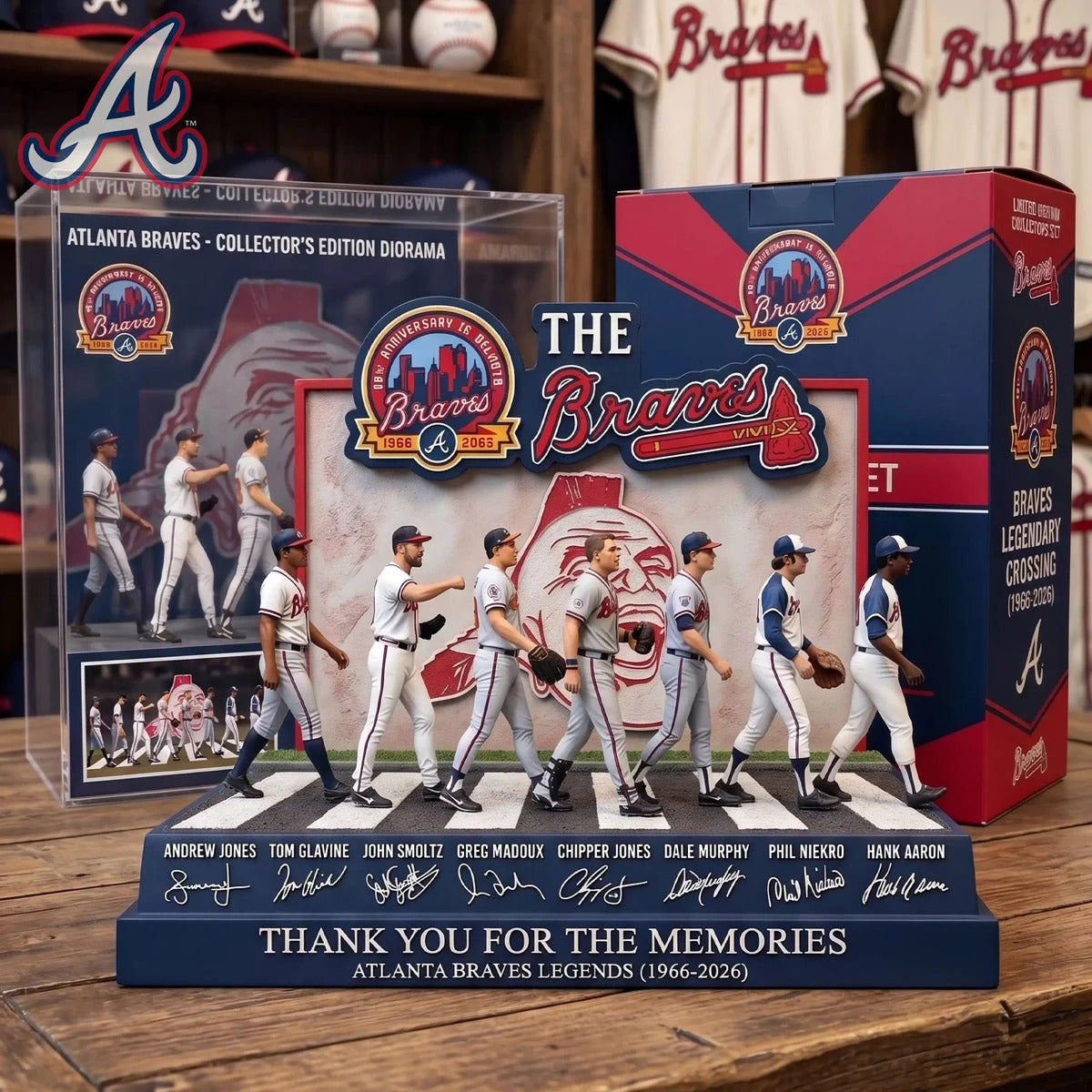 Atlanta Braves Table Decor