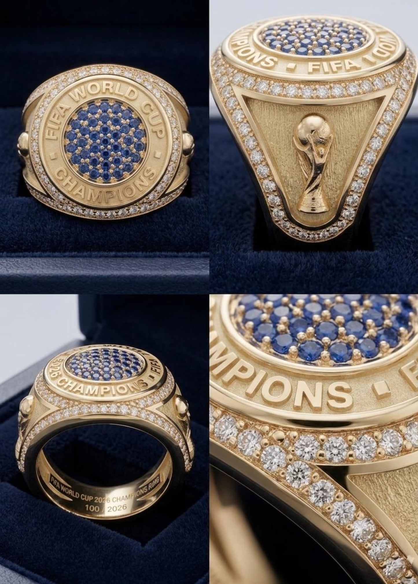 Limited Edition 2026 World Cup Champions Replica Ring