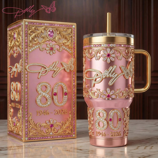 Dolly Parton Music Custom Stanley Cup Tumbler V2