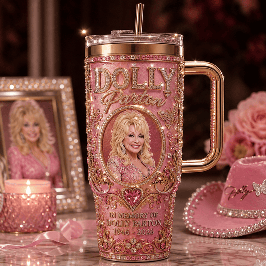 Dolly Parton Music Custom Stanley Cup Tumbler V3
