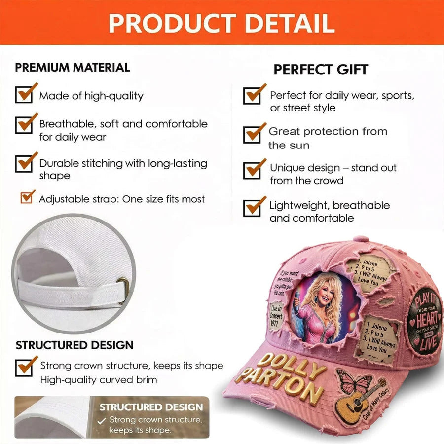 Dolly Parton 1946-2026 Cap