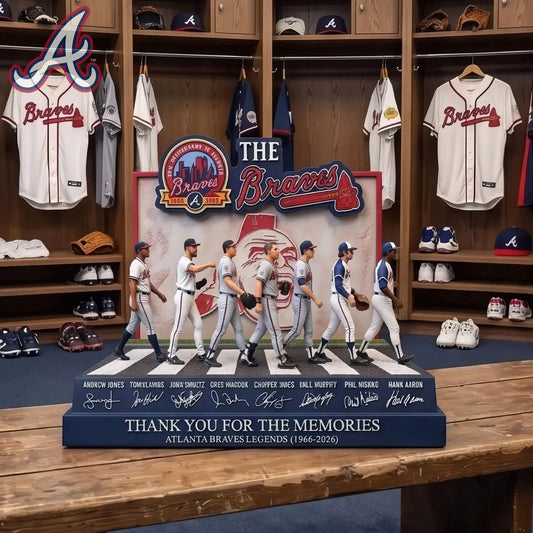 Atlanta Braves Table Decor
