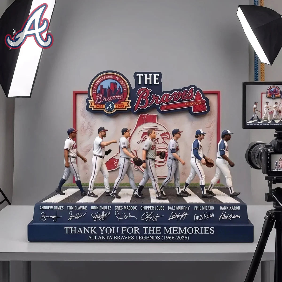 Atlanta Braves Table Decor