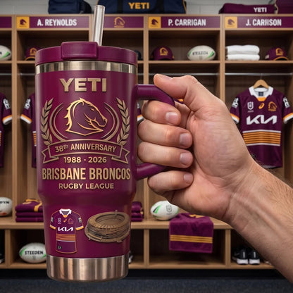 Brisbane Broncos Anniversary Tumbler V2