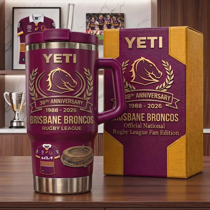Brisbane Broncos Anniversary Tumbler V2