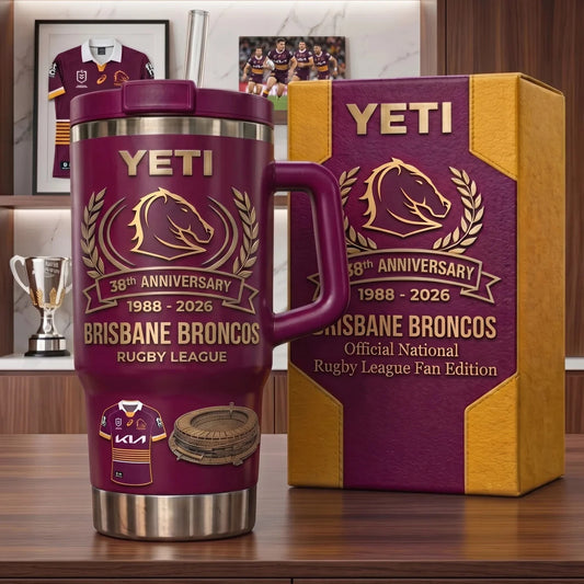 Brisbane Broncos Anniversary Tumbler V2
