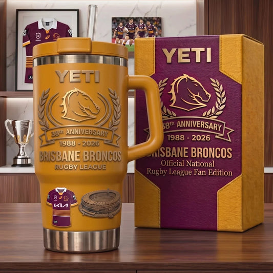 Brisbane Broncos Anniversary Tumbler V3