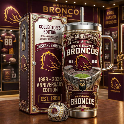 Brisbane Broncos Anniversary Tumbler V4