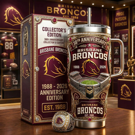 Brisbane Broncos Anniversary Tumbler V4
