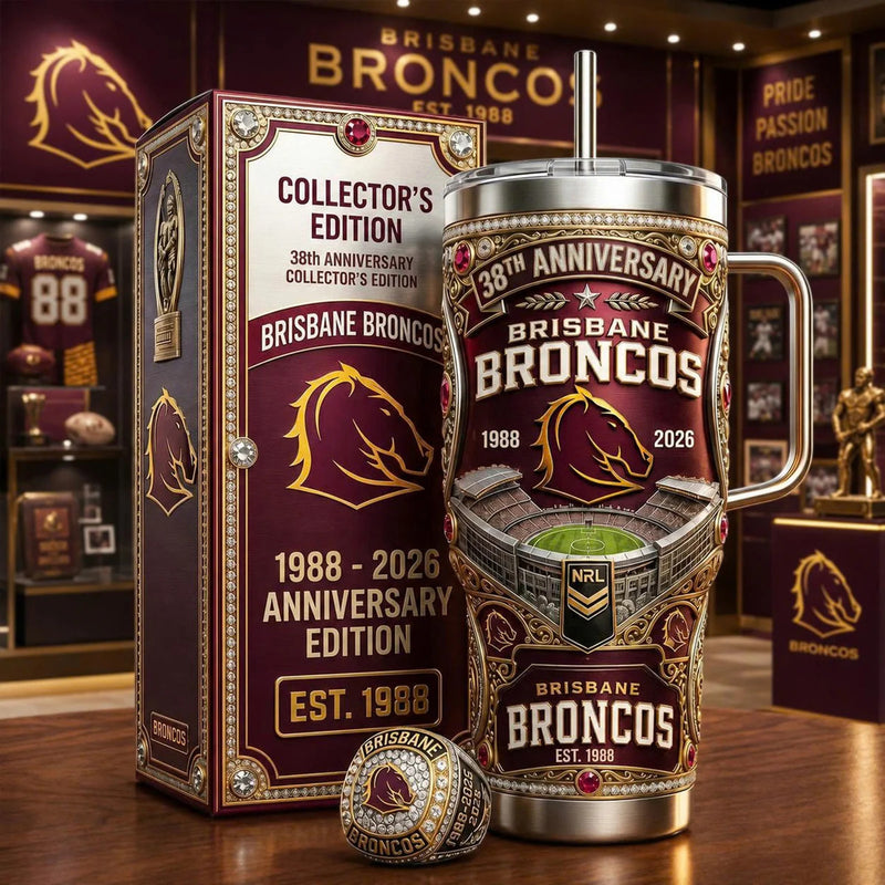Brisbane Broncos Anniversary Tumbler V4