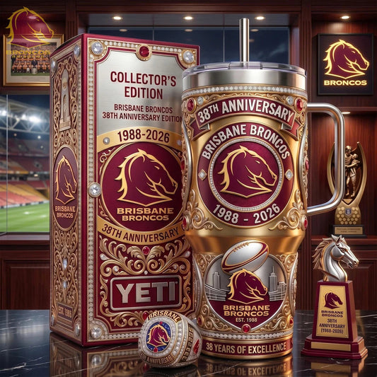 Brisbane Broncos Anniversary Tumbler V7