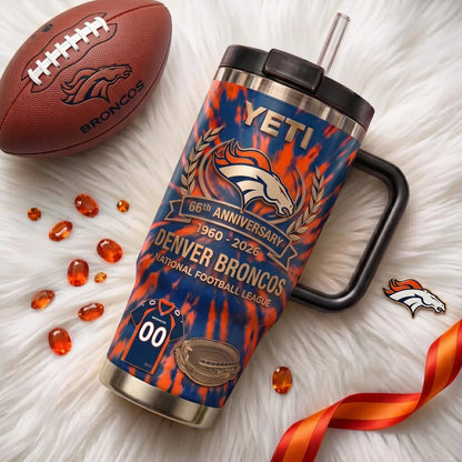 66th Broncos Anniversary Tumbler