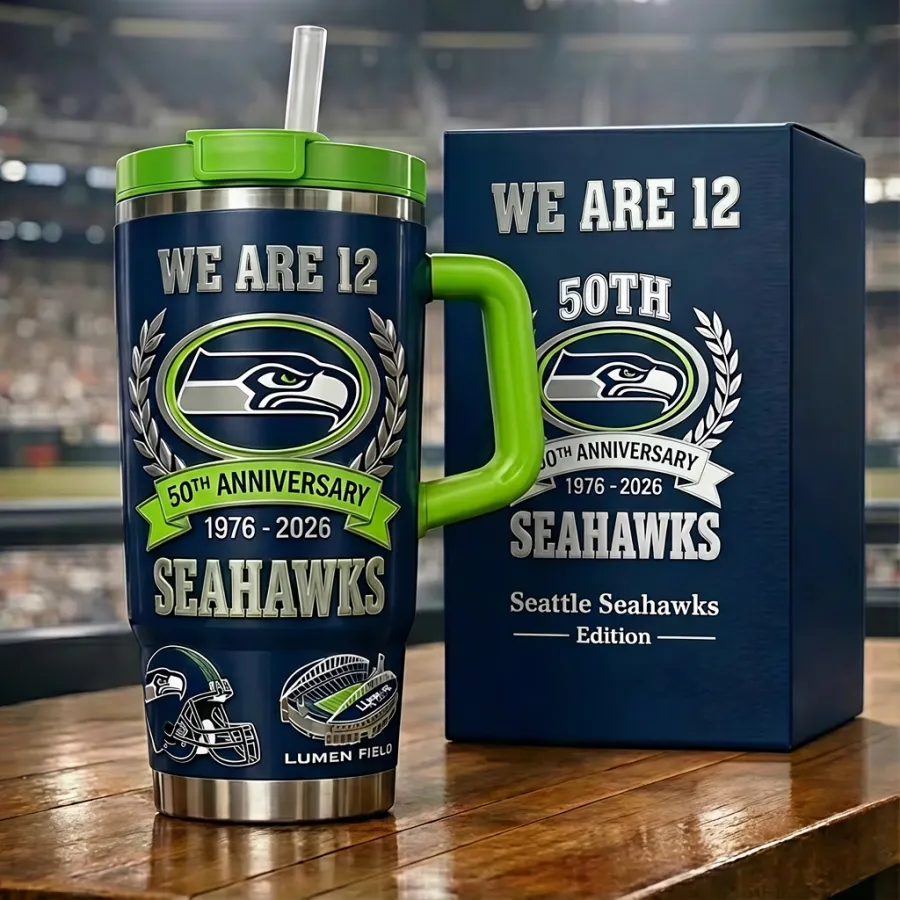 Seahawks Anniversary Tumbler