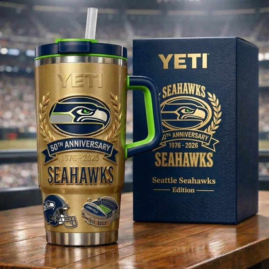 Seahawks Anniversary Tumbler