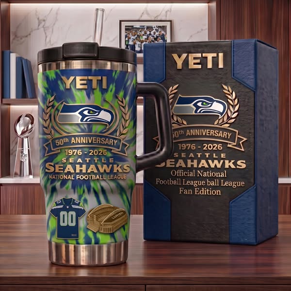 Seahawks Anniversary Tumbler
