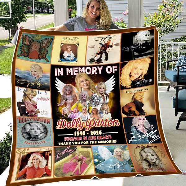 Limited Edition_In memory of Dolly Parton 1946-2026🕊️ - Fleece Blanket