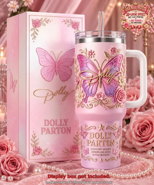 Dolly Parton Music Custom Stanley Cup Tumbler V12