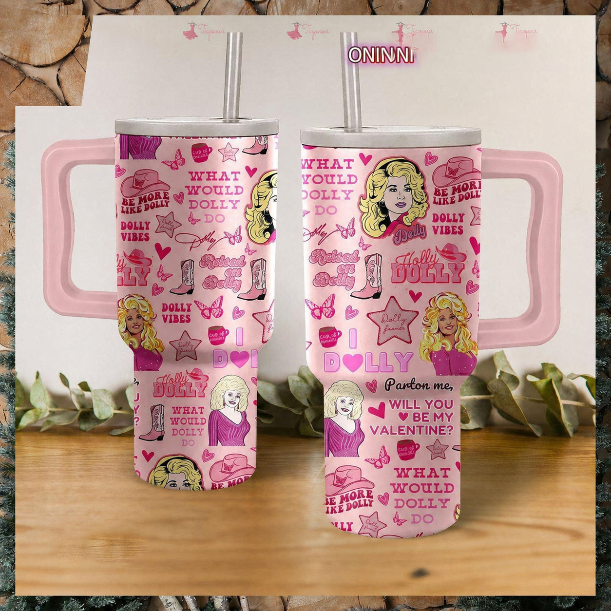 Dolly Parton Music Custom Stanley Cup Tumbler V9