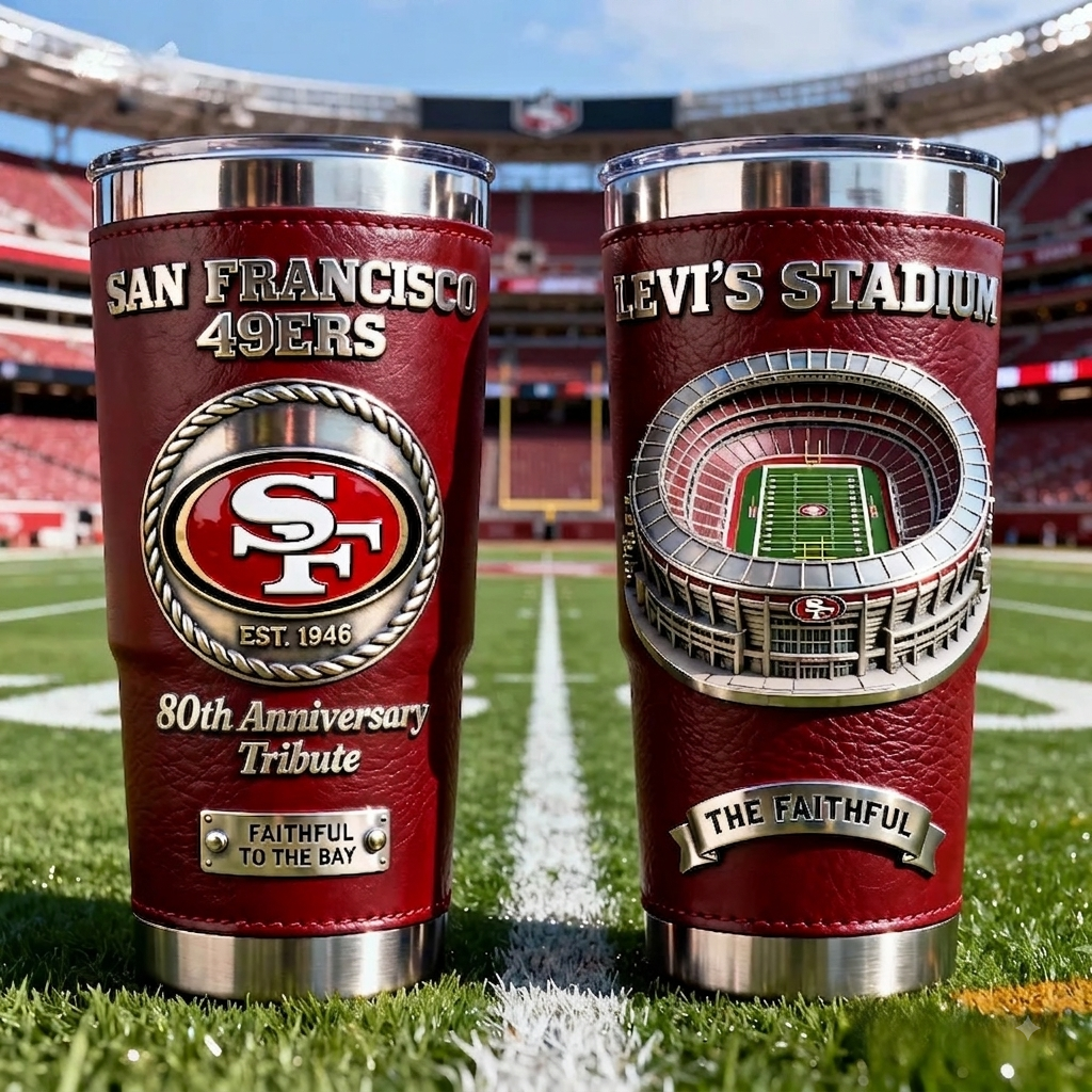 SF 49ers Anniversary Tumbler